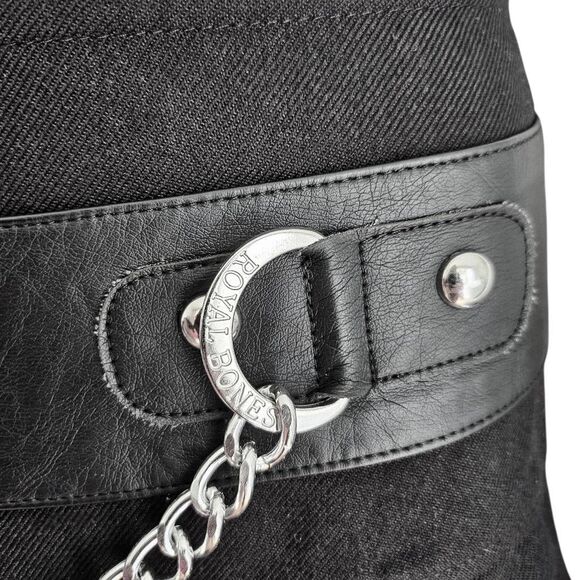 royal bones goth mini skirt - Picture 5 of 8